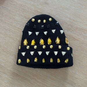 Lele sadoughi bedazzled beanie